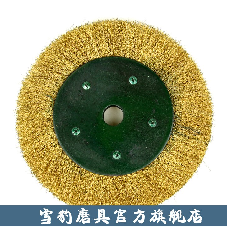 Parallel flat wire wheel rust removal polished steel wire wheel burring 200250300