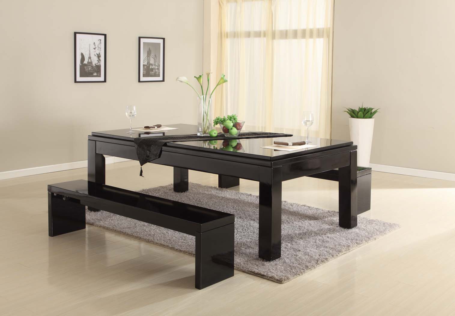 Solid wood trendy table with a table tennis table
