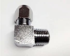 Copper Outer Wire Cutting Sleeve Elbow Right Angle External Tooth Cutting Sleeve M12x1 25-6 M12x1 25-8 Copper Tube Tubing Joint