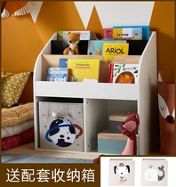 ins Nordic new products customized childrens bookshelf picture book shelf storage display rack