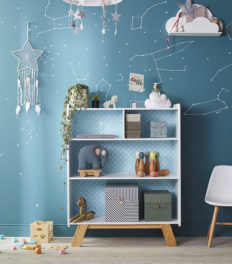 ins export Nordic children's storage rack Toy rack bookshelf Children's bookshelf creative bookshelf decoration rack