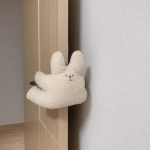 ins new products childrens room anti-clamping hand door hanging small rabbit door hanging small bear door hanging anti-clip armchair door carmen clips children