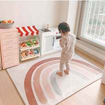 ins new products Nordic childrens house rainbow rug carpet crawling blanket baby game crawling slide terra cushion decoration cushion