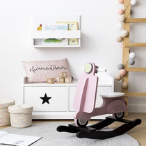 ins outlet single child rocking horse baby little moto modelling rocking horse baby rocking horse toy birthday present