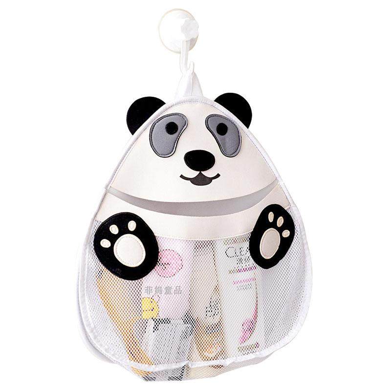 INS children bathroom storage bag wall hanging waterproof hanging bag load-bearing strong storage hanging bag multi-purpose storage net bag