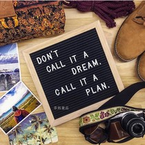 ins Nordic childrens room creative puzzle alphabet spelling childrens mother-to-be photography creative props blackboard style