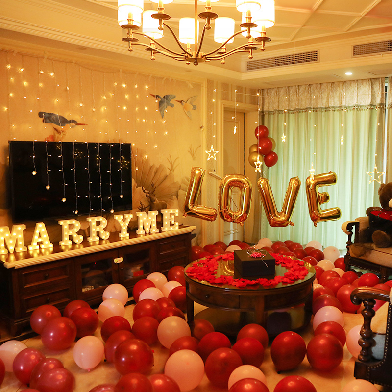 Car Trunk Romantic Decoration Birthday Confession Valentine S Day