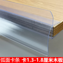 Supermarket shelf price sign steel wood rack label strip plastic side strip wood shelf price strip wood sign strip
