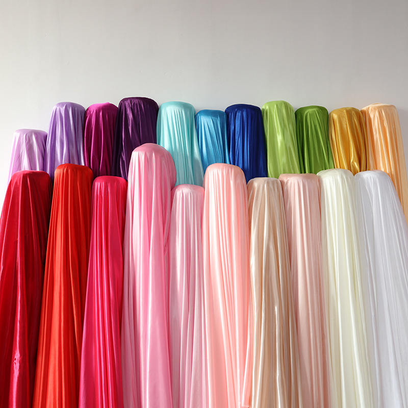 Cake table decoration tablecloth Pearlescent ice silk Ice silk fabric fabric curtain stage wedding background cloth curtain Yarn curtain