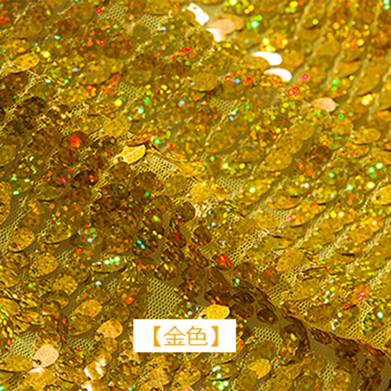Golden Melon Seed SlicesMelon seed slice Sequins Sequins tablecloth decorate stage Water drop Sequins cloth Clothing fabric Wedding Netting cloth