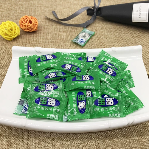 Nestlé Baolu Mint 750G*6 мешков с кругом старой модной старой модной ледяной дороги Сильная охлаждающая горло сахар