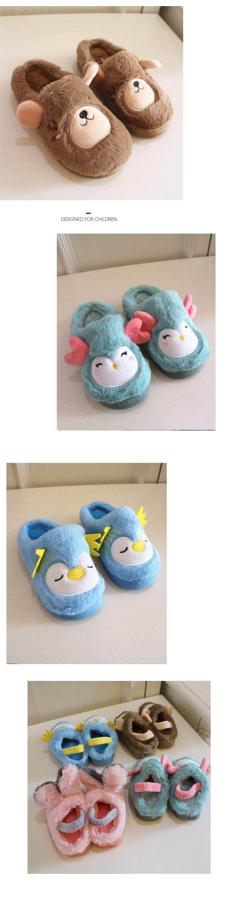 Pantoufles enfants en autre pour hiver - Ref 1005767 Image 16