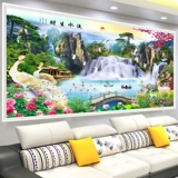 2021 Новая бриллиантовая живопись, полная бриллиантов 5D каменная ландшафтная живопись наклейки точки точка скрещивания стежков.