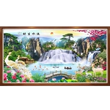 2021 Новая бриллиантовая живопись, полная бриллиантов 5D каменная ландшафтная живопись наклейки точки точка скрещивания стежков.