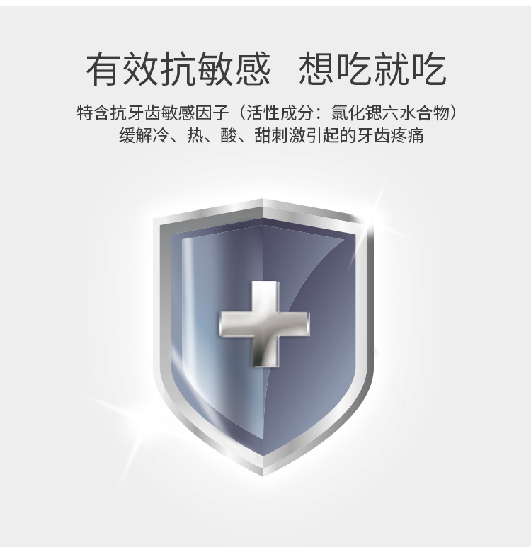 冷酸灵 清火菌衡抗敏感牙膏 120g*5支 图3