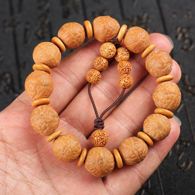 Nepal FengEye Single Circle Yuanzhu Bodhi Original Round Seed Buddha Beads Handstring Men's Handmade Female