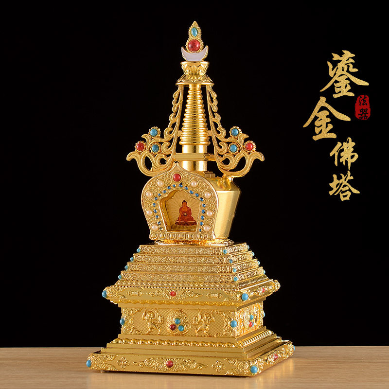Shalitafota Tibetan Buddhist furniture Accessories Mil-to-Jin Bodhisatti Golden Boditi Home Buddha's Residence Buddha is dedicated to the pendulum.
