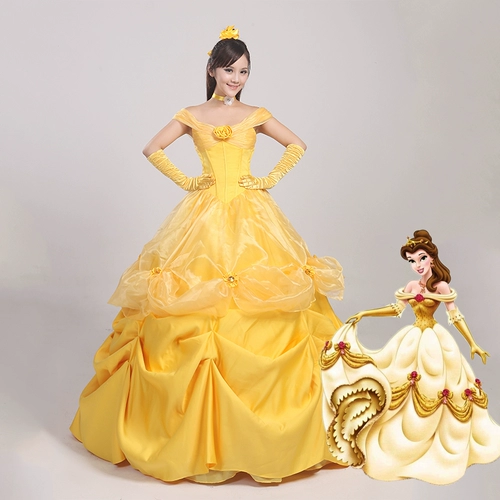 Косплей костюм для взрослых Disney Anime Beauty с зверя