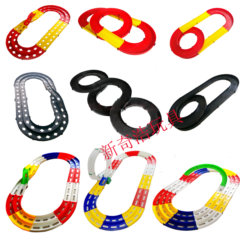 Four-Wheel Drive Brothers' Four-Wheel Drive Car Track Family Track Colorful Black Single-Track Double-Track Three-Track Overpass Lightning Dragon Track