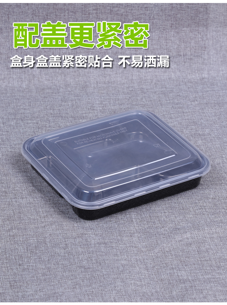 Vẻ đẹp tuyệt vời Takeaway hộp thức ăn nhanh ba hạt Tấm hộp ăn trưa dùng một lần Hộp tròn ba ô vuông bốn hộp - Hộp cơm điện sưởi ấm cặp lồng cắm điện