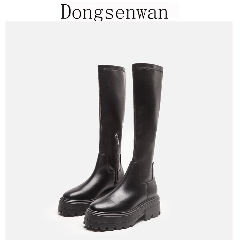 Uncle Long Legs Customized Women's Shoes Small Long Boots Women's 2022 New Boots Slim and Tall Thick Sole Riding Boots