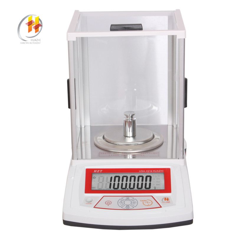 American Huazhi HZT electronic analysis scales 0 01g Gold scales 0001g Jewelry Scales Precision Metrology