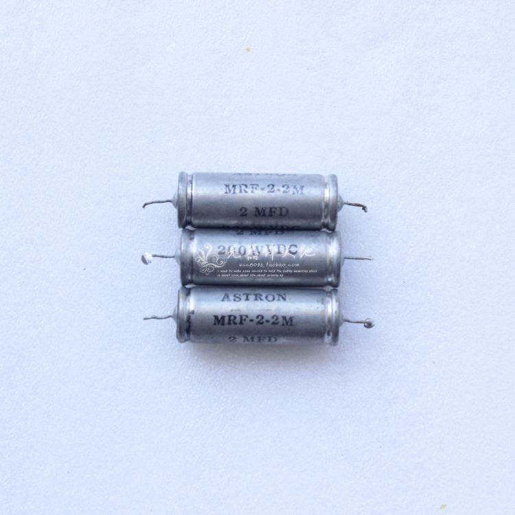 American early antique ASTRON 2UF 200V fever infinite oil-immersed capacitor 45 yuan only