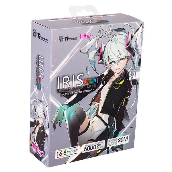 Tt Yaoyue MIKU preliminary sound future 10 Annual limited edition Sliding Mouse TSUKUMO IRIS RGB