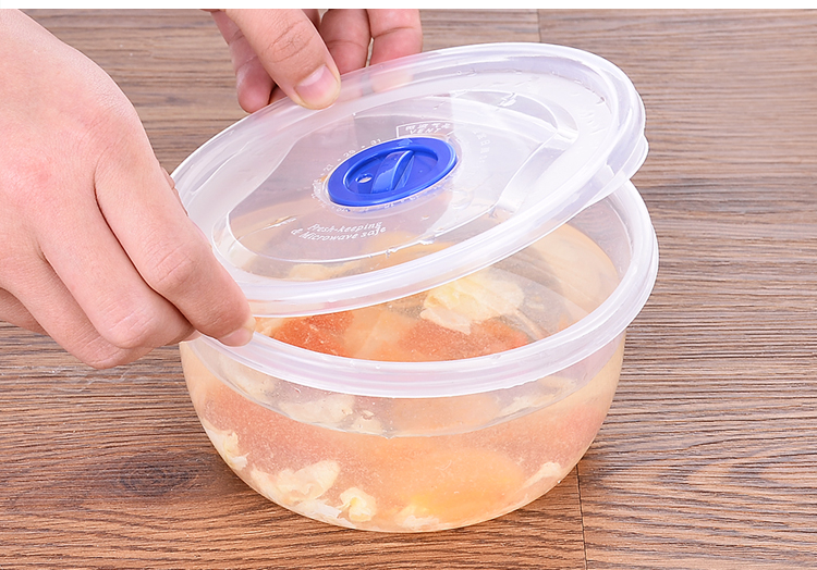 Đa chức năng niêm phong hộp nhựa lò vi sóng sưởi ấm hộp ăn trưa tủ lạnh bát tươi hộp lưu trữ thực phẩm hộp kín - Hộp cơm điện sưởi ấm hộp cơm cắm điện 3 tầng