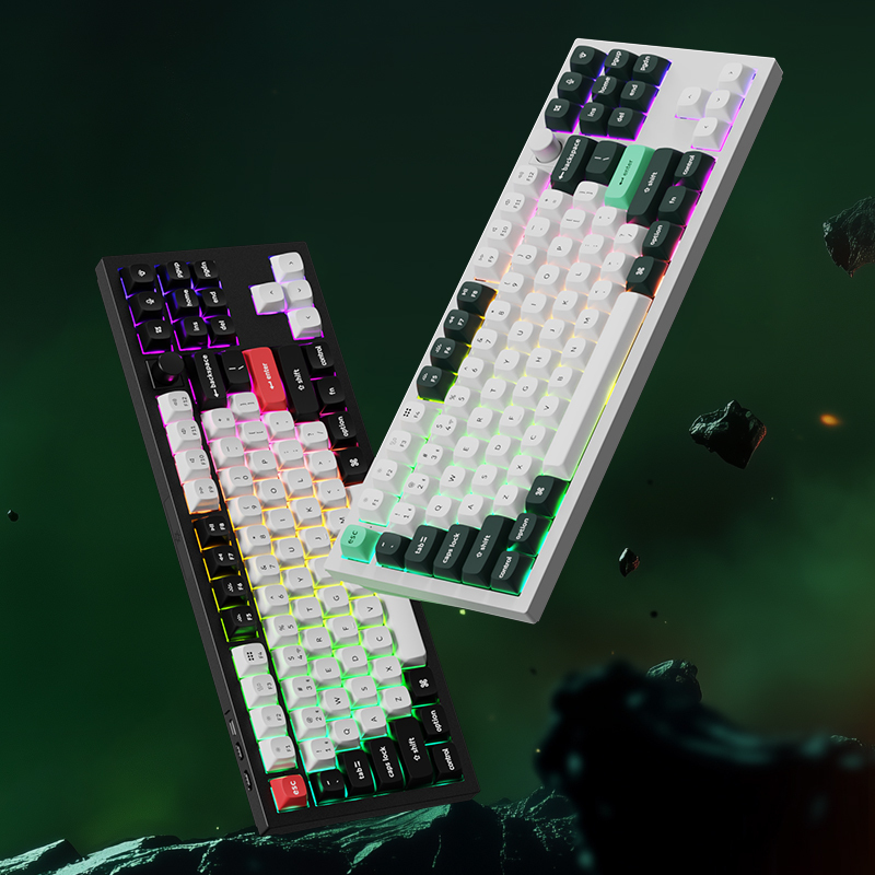 Keychron Q3He Magnetic Switch Three-Mode Wireless Mechanical Keyboard Aluminum Block Fearless Contract Rt E-Sports Gaming