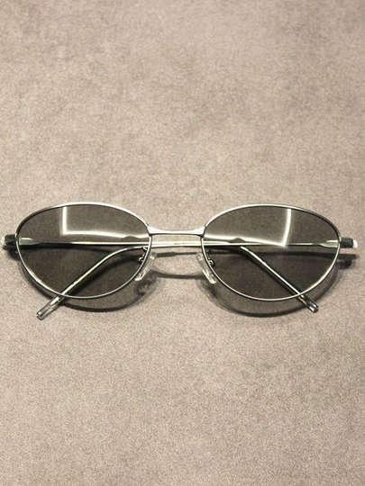 Y2K Punk Metal Frame Personalized Cat-Eye Sunglasses Street Style Concave Shape Unisex Retro Polarized Sunglasses Trendy