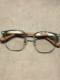 New Retro Metal Square Frame Flat Glasses Trendy Green Anti-Blue Light Eyeglass Frames for Men and Women