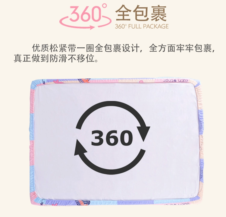 Được trang bị bông 100% cotton giường trượt đơn tay áo bông 1,2m 1,5 m 1,8 m 2 m tùy bông giường - Trang bị Covers Ga phủ giường