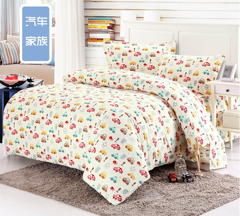 Bông twill chăn mảnh duy nhất của 100% cotton chăn đơn 1.5X2 3m 180X200X230 đơn giản - Quilt Covers