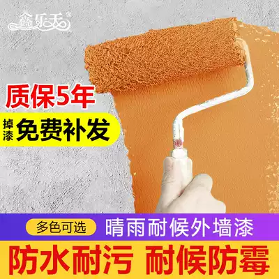 Exterior wall coating Waterproof sunscreen White color outdoor powder room paint Crack-resistant durable latex paint coating