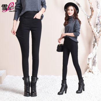 Women's new style down pants, high-waisted, small-legged pants, thickened pencil pants, cotton pants, tight-fitting, slimming bottoming Women's new style down pants, high-waisted, small-legged pants, thickened pencil pants, cotton pants, tight-fitting, slimming bottoming