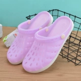 Летние слайдеры, нескользящие дышащие тапочки на платформе, пляжная обувь для отдыха, туфли