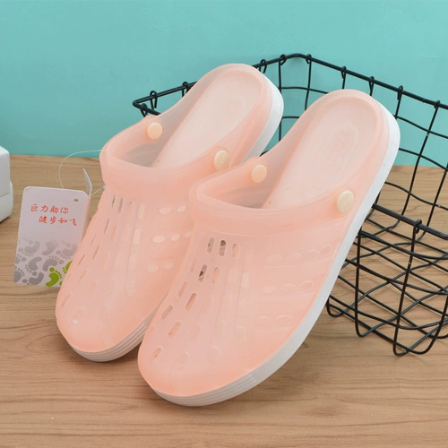 Летние слайдеры, нескользящие дышащие тапочки на платформе, пляжная обувь для отдыха, туфли