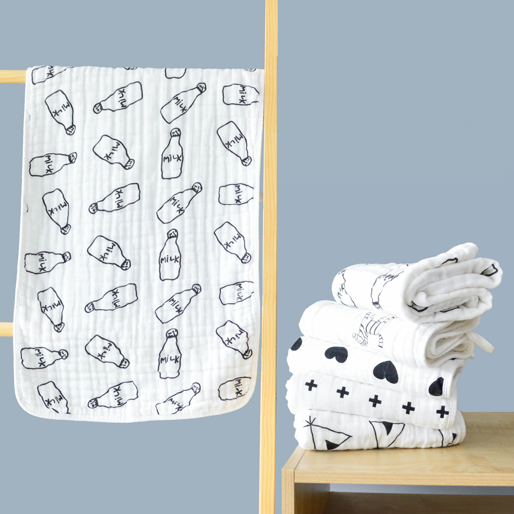 muslin combed cotton six-layer gauze towel soft newborn baby pillow towel pure cotton bath towel adult towel autumn winter 