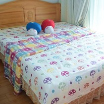 Japanese six-layer pure cotton baby gauze quilt plus adult bed sheet cover blanket mushroom air-conditioning quilt summer cool quilt spring and summer