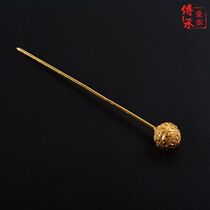 High relief carving cross pestle ancient headdress accessories lollipop shape