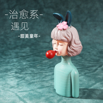 Car pendulum ins Net Red beautiful goddess healing small ornaments car ornaments center console creative gift