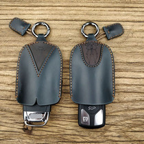 Men and women GM leather car key bag tide Volkswagen key set personality Net red pull cartoon Civic shell buckle