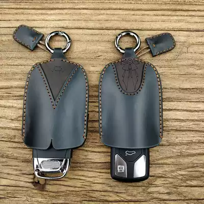 Men and women GM leather car key bag tide fuss key set personality Net red pull cartoon Civic shell buckle