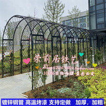 Horticultural Iron Art Wedding Celebration Flowers Arch Flower Shelf Outdoor Climbing Vines Rack Road Leading Rack Vine Moon Grape Silk Melon Arch rack