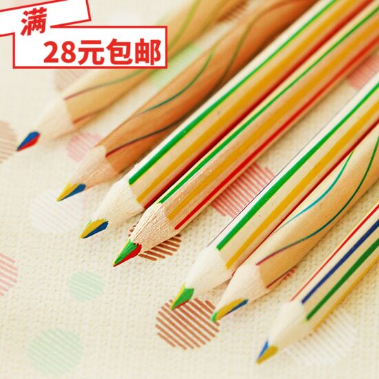Dog Tail Grass Japan-Japan Rainbow Pencil 4 Color Hat 1RAINBOW COLO