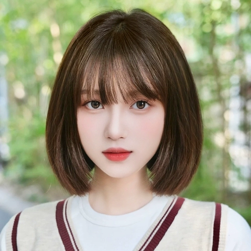 Demi Sibobo Perm Короткие волосы, многоцветный необязательный, сладкий и симпатичный стиль, необходимый для лиц и уменьшения возраста