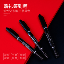 Wedding sign to pen wedding supplies Weddings Wedding Pen Creative Black Sign to pen Please write Pen Gift gold bookkeeping