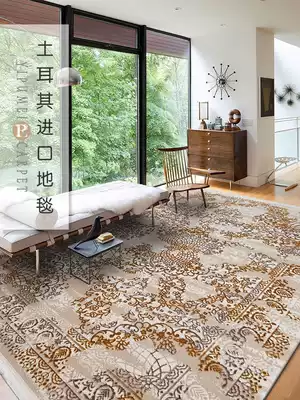 Turkey imported light luxury carpet living room Nordic American retro hotel household modern bed side coffee table thickened