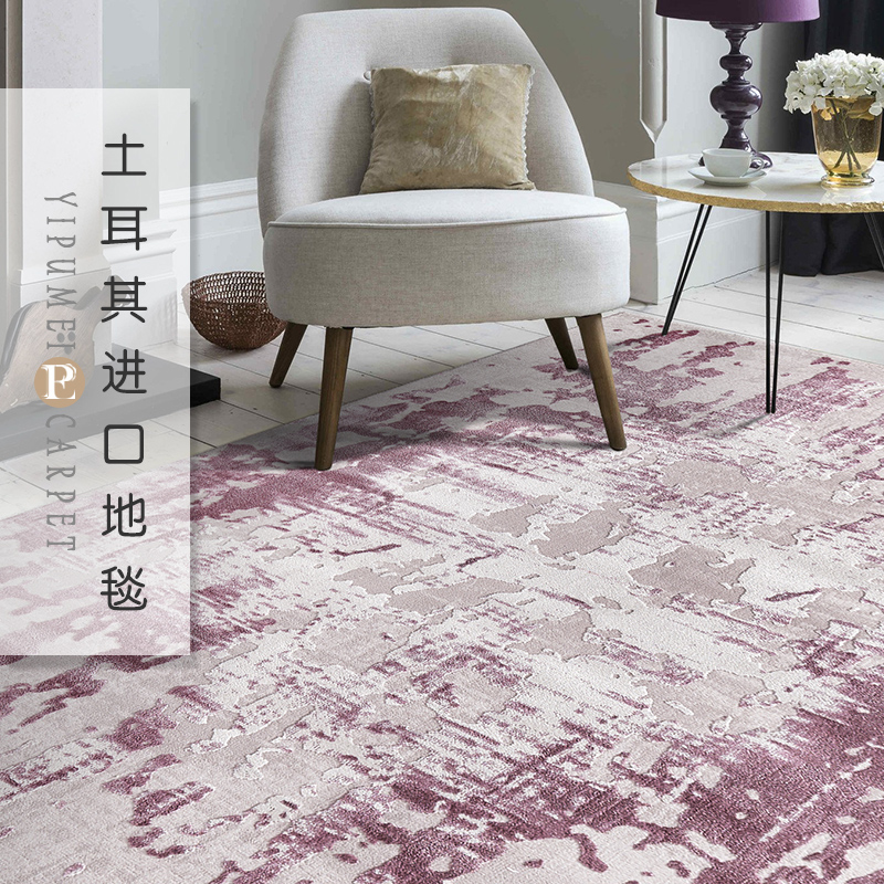 Turkey imported high-end modern light luxury simple Nordic Italian minimalist carpet living room bedroom bedside coffee table blanket